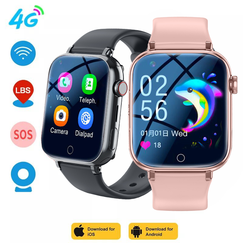 Smartwatch Watches Gift For Boys With Gps - Умные часы 4G для детей, LBS-локация,