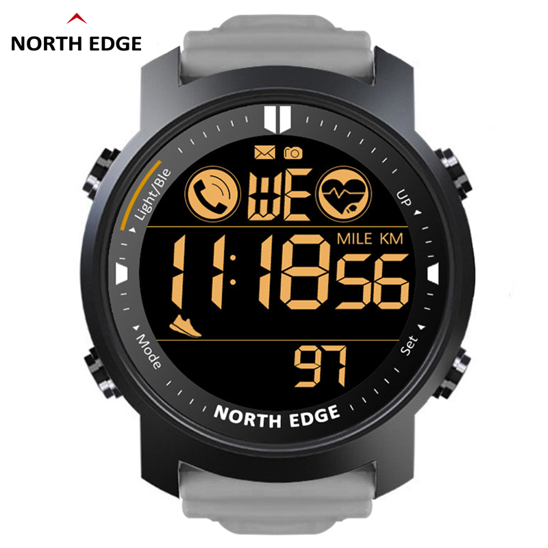 Smartwatch Professional Watches For Men - Мужские умные часы NORTH EDGE, водонепроницаемые