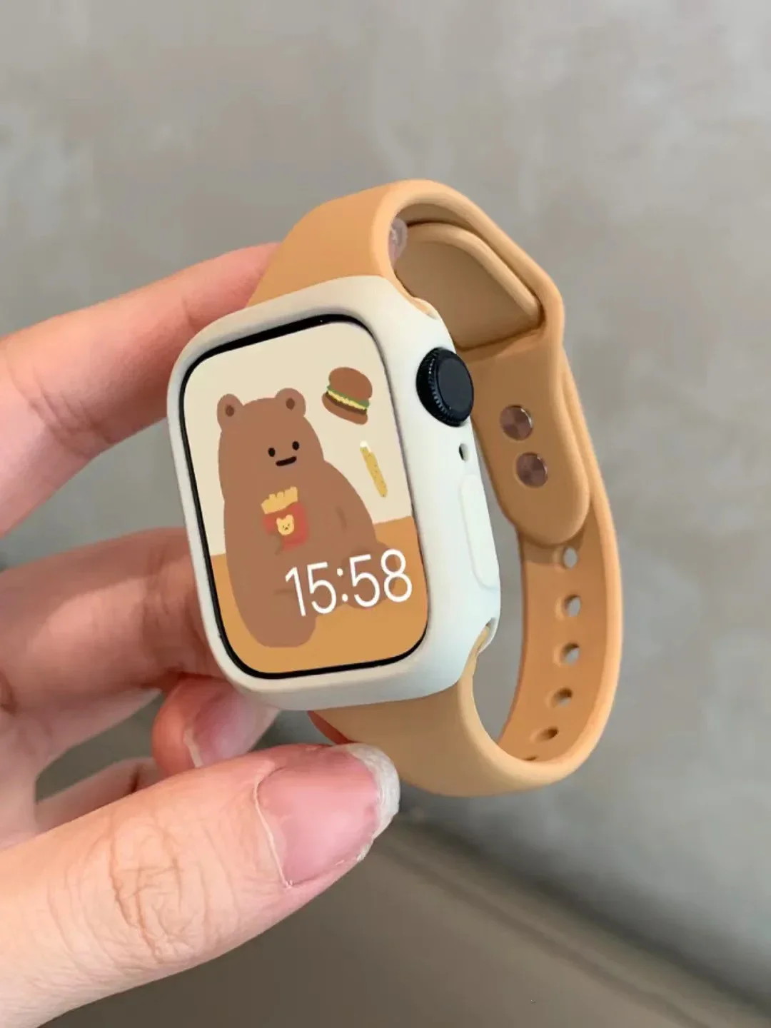 Smartwatch Slim Watches For Men - Тонкий силиконовый ремешок для Apple Watch