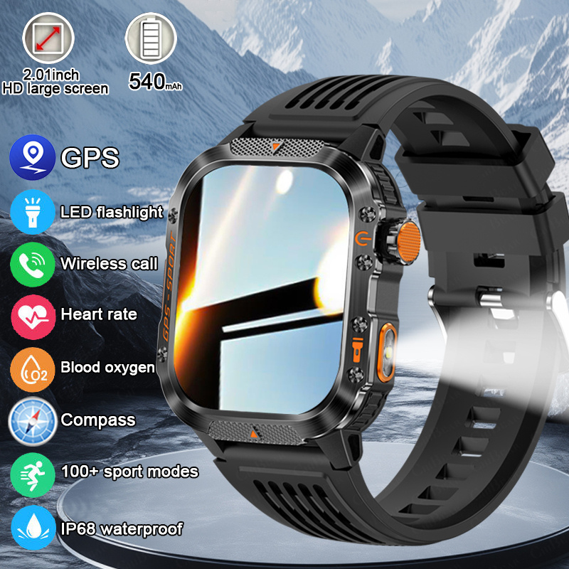 Smartwatch Military Watches For Men - Новинка 2025 года, военные спортивные умные