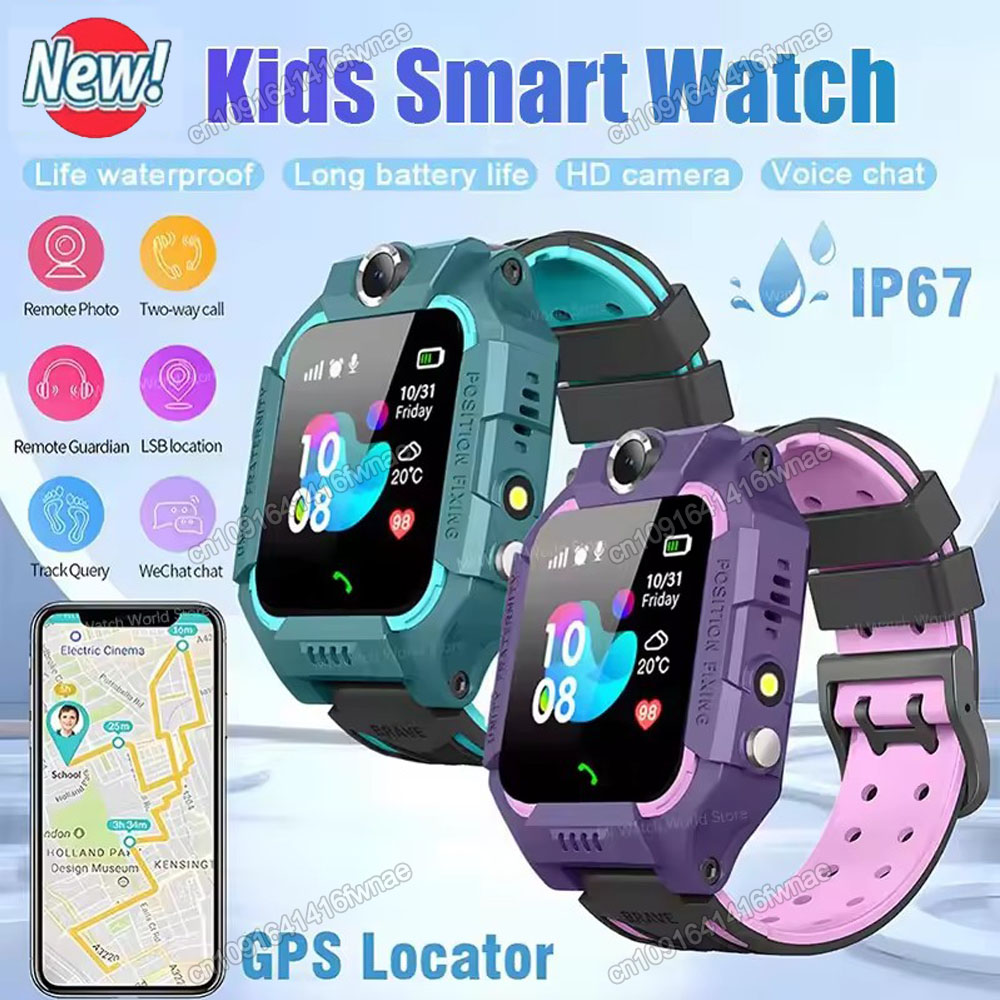 Smartwatch Watches Gift For Boys With Gps - Детские смарт-часы 2G 2026 с GPS,
