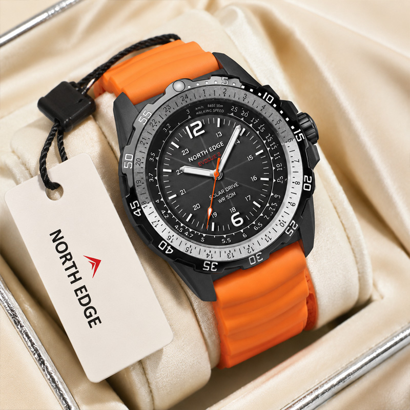 Solar Powered Watch - Часы NORTH EDGE EVOQUE2 на солнечной