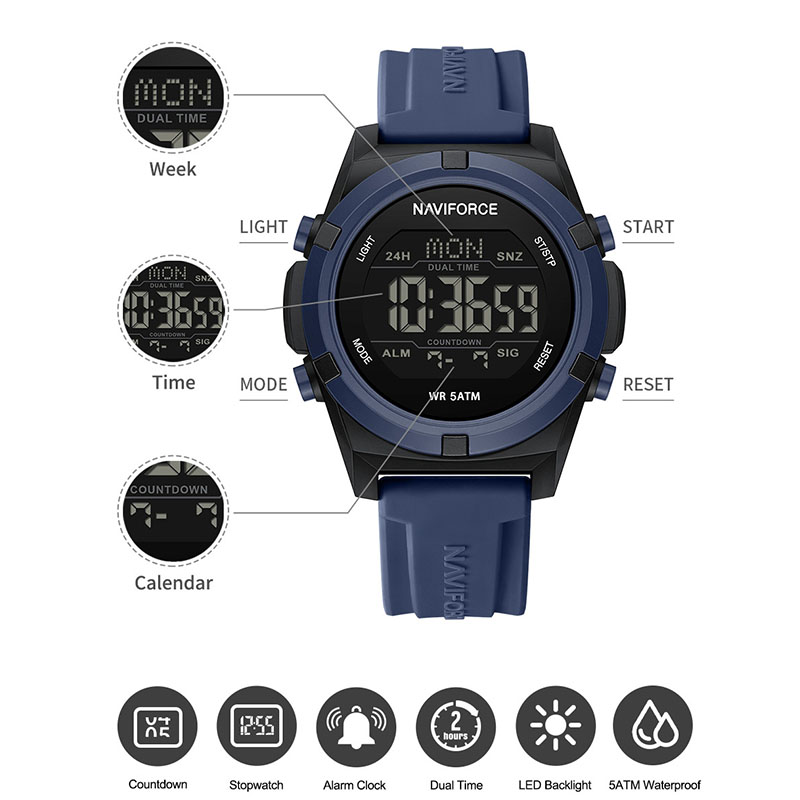 Мужские часы NAVIFORCE 2026: к – обзор и цена Watch Display Pillow