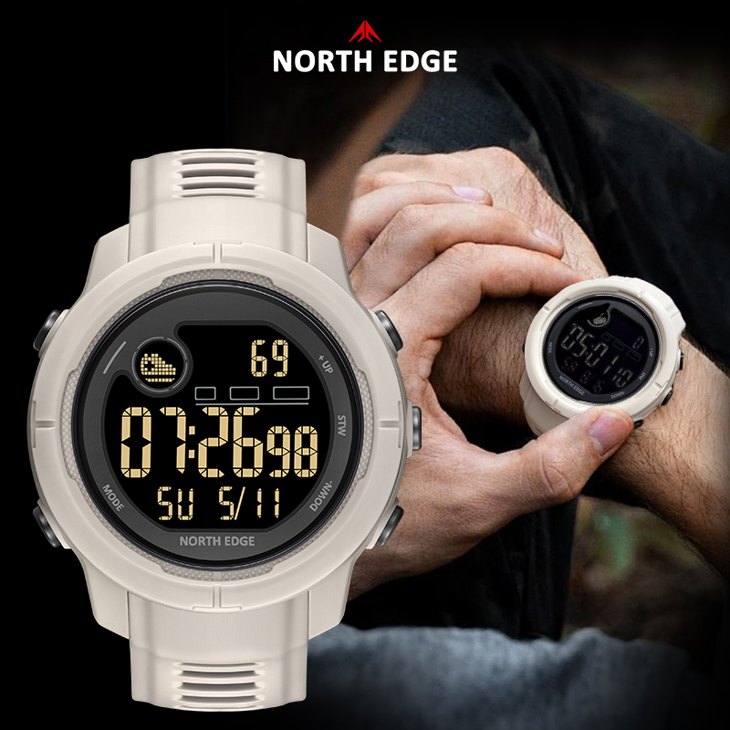 NORTH EDGE новые мужские цифро – обзор и цена Altimeter Compass Watch