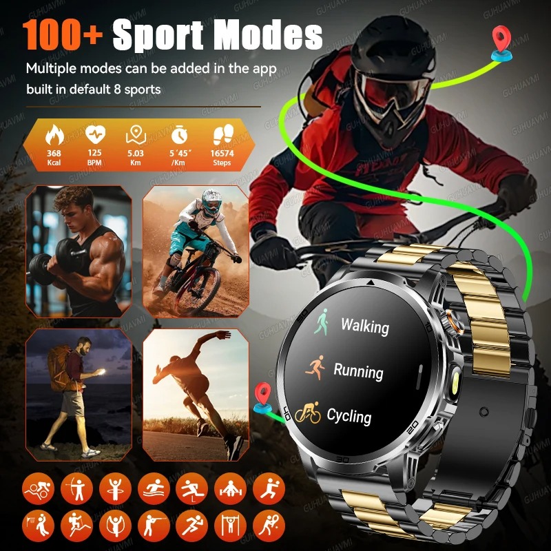 Новые военные смарт-часы для м – обзор и цена Smartwatch Military Watches For Men