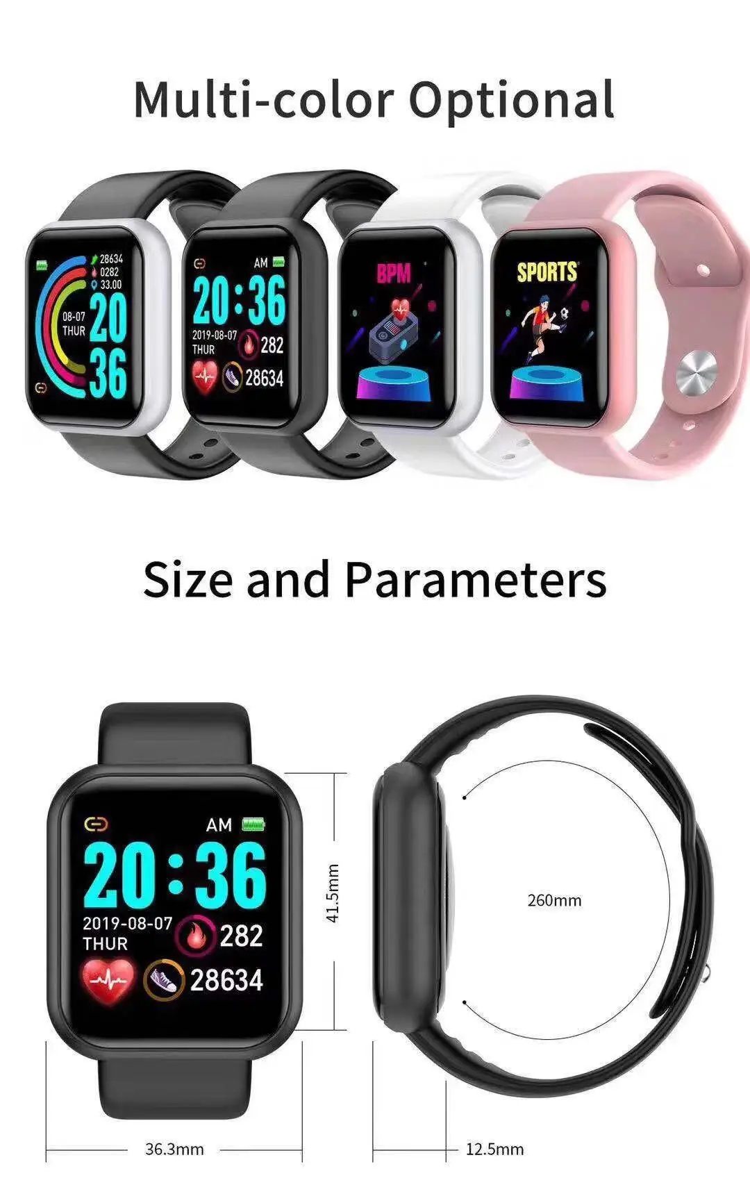 Умные часы D20 Pro для мужчин, – обзор и цена Smartwatch Watches For Mens
