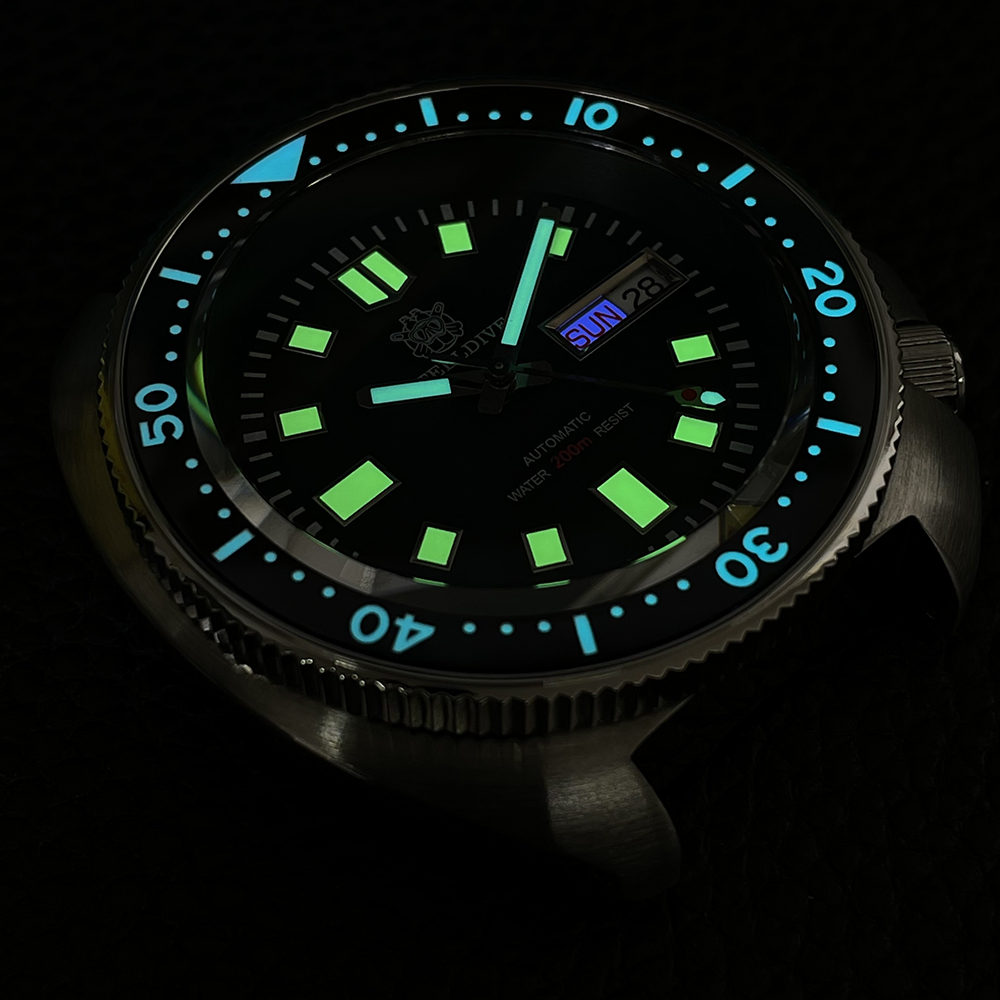 Бренд STEELDIVE, 44 мм, часы C – обзор и цена Tide Watch Surf