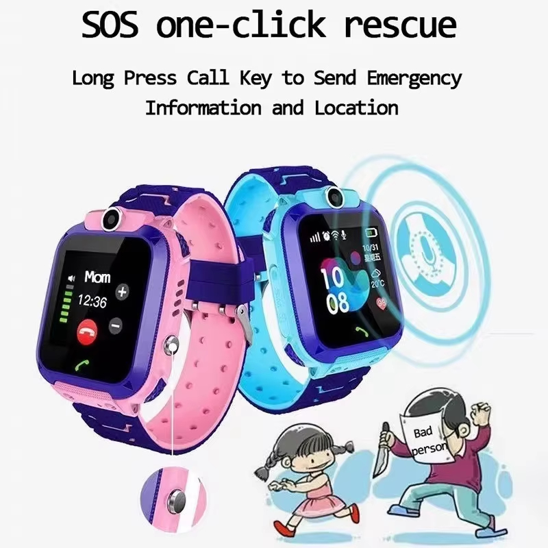 XIAOMI Q12 Детские умные часы  – обзор и цена Smartwatch Watches Gift For Boys With Gps