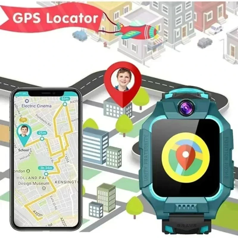 Детские умные часы Lenovo 5G,  – обзор и цена Smartwatch Watches Gift For Boys With Gps