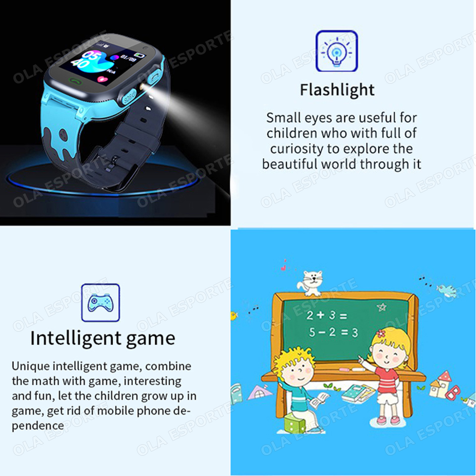 2025 Новые детские умные часы  – обзор и цена Smartwatch Watches Gift For Boys With Gps