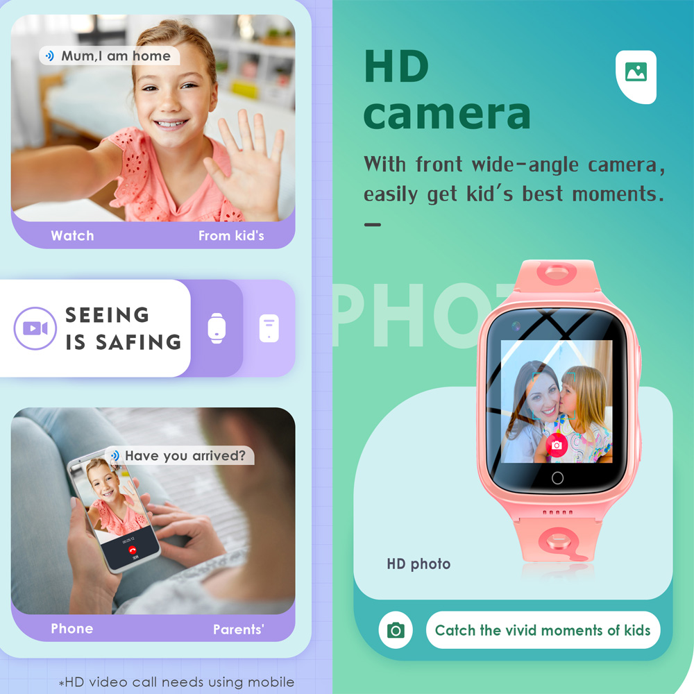 Умные часы 4G для детей с GPS, – обзор и цена Smartwatch Watches Kids