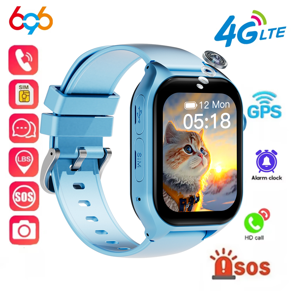 Умные часы 4G для детей с GPS, – обзор и цена Smartwatch Watches Gift For Boys With Gps