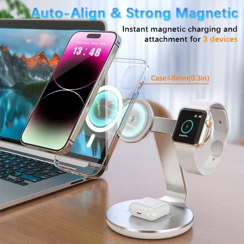 Беспроводная зарядная станция  – обзор и цена Smartwatch Apple Watch
