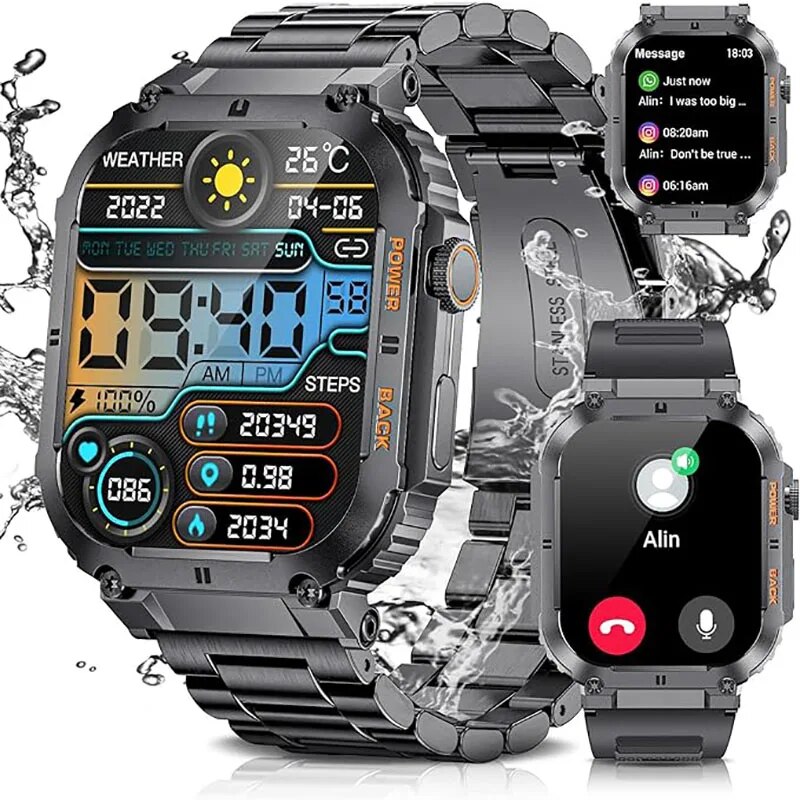Смарт-часы LIGE мужские спорти – обзор и цена Smartwatch Watches For Mens