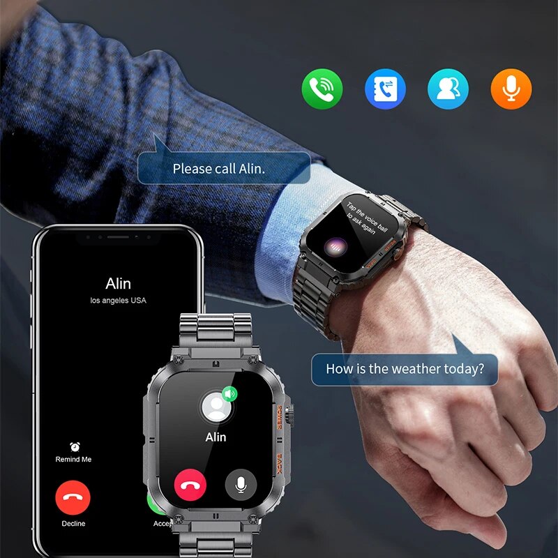 Смарт-часы LIGE мужские спорти – обзор и цена Smartwatch Watches For Mens