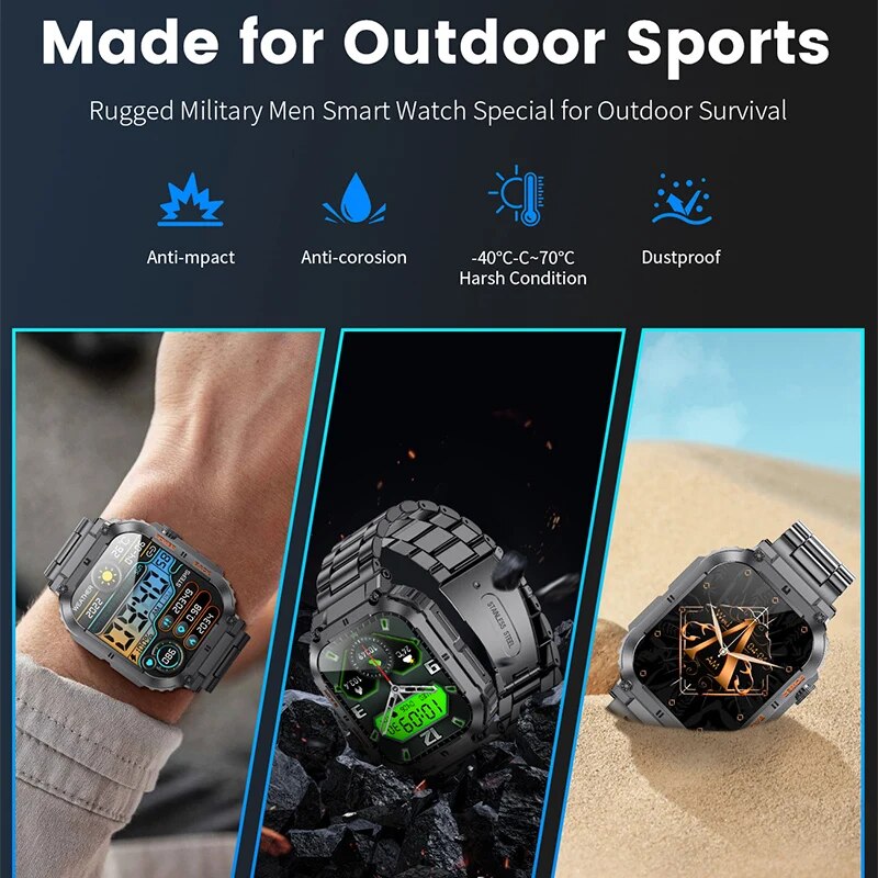 Смарт-часы LIGE мужские спорти – обзор и цена Smartwatch Watches For Mens