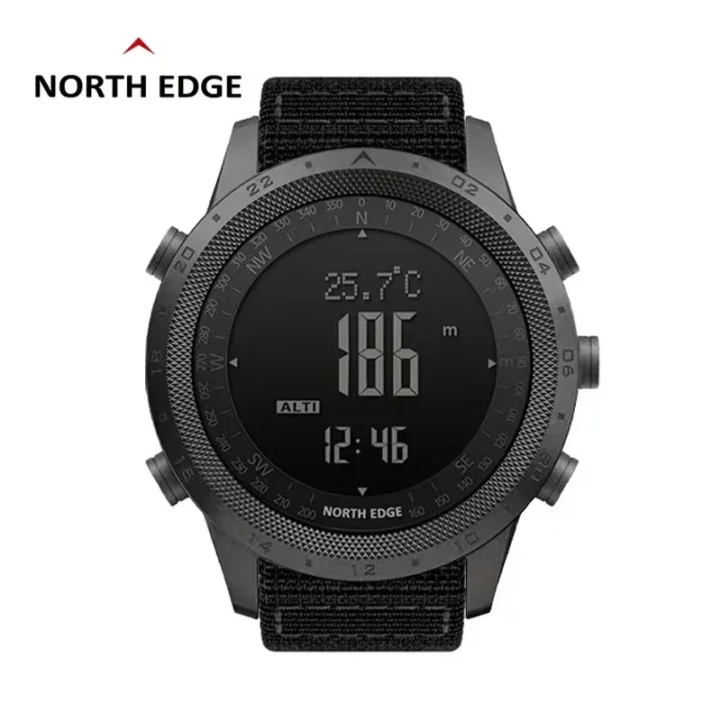 Мужские цифровые часы NORTH ED – обзор и цена Altimeter Compass Watch