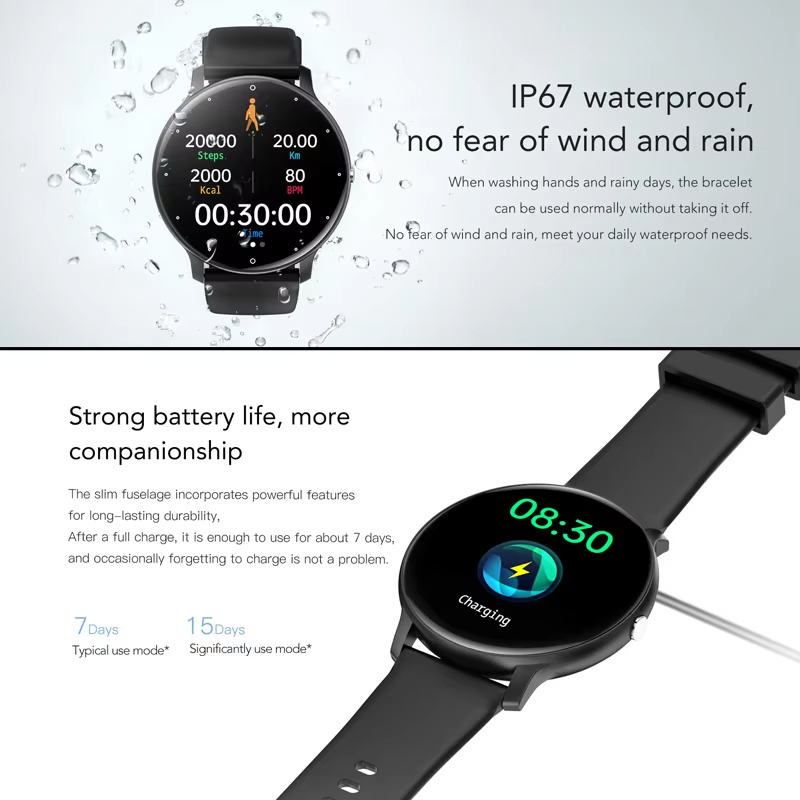 Новые ультратонкие смарт-часы  – обзор и цена Smartwatch Slim Watches For Men
