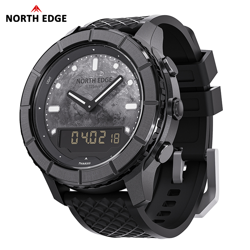 Мужские цифровые часы NORTH ED – обзор и цена Altimeter Compass Watch