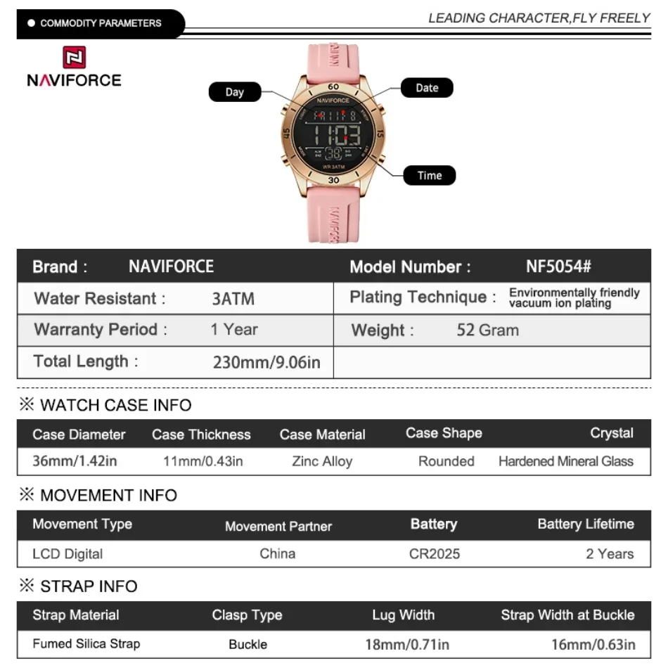Часы NAVIFORCE для женщин, мод – обзор и цена Watch Display Pillow