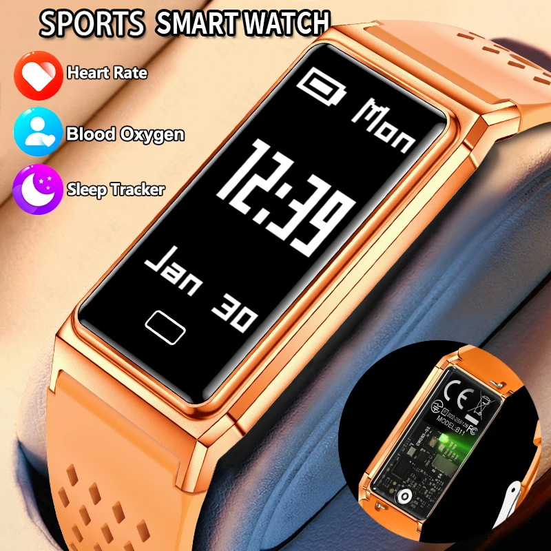 Смарт-браслет LIGE New Ultra-S – обзор и цена Smartwatch Slim Watches For Men