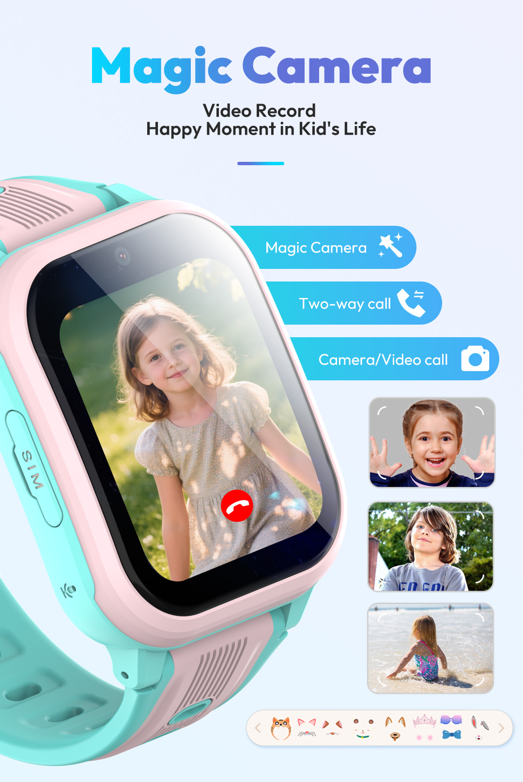 Умные часы KT41 - Детские часы – обзор и цена Smartwatch Watches Gift For Boys With Gps