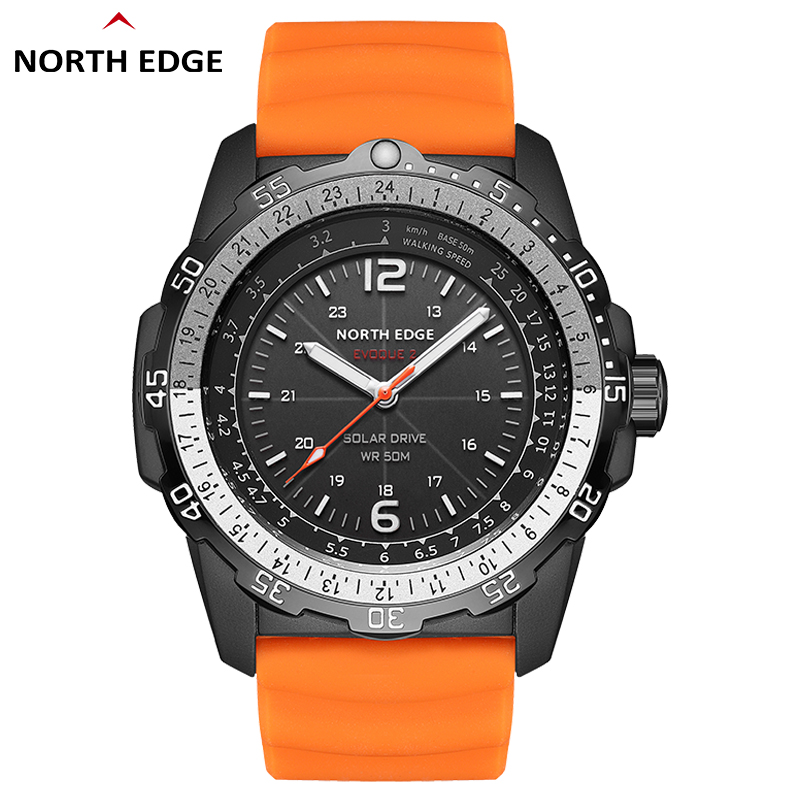 Часы NORTH EDGE EVOQUE2 на сол – обзор и цена Solar Powered Watch