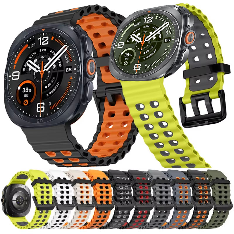 Двухцветный силиконовый ремешо – обзор и цена Tide Watch Surf