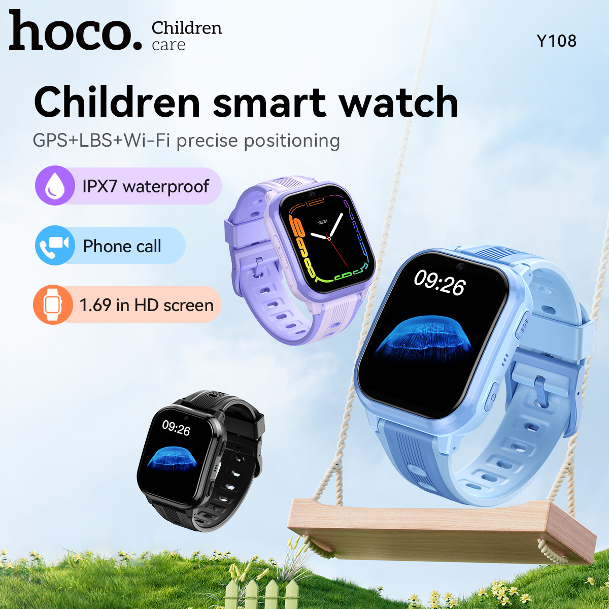 Детские умные часы HOCO Y108 с – обзор и цена Watch Display Pillow